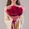 Пионы красные 9шт