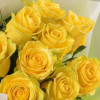 Желтый стиль 9 роз